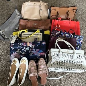 Large Lot of Genuine Designer Bags & Shoes